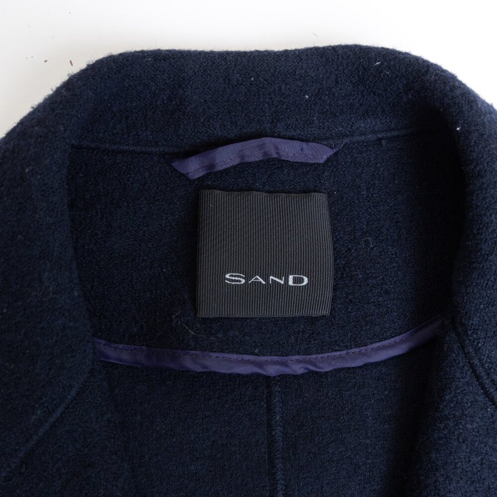 SAND Copenhagen Navy 100% Wool Soft Structured Blazer Jacket 40R (IT 50) - Picture 6 of 14